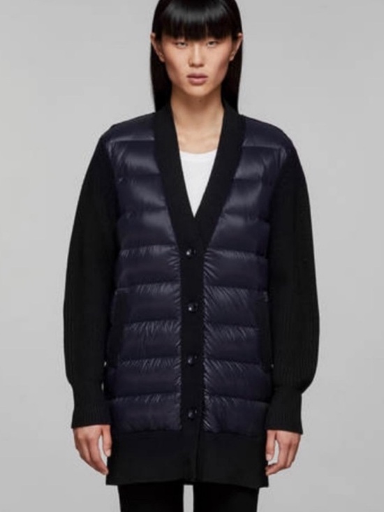 Mackage Sweaters - Mackage Niva Quilted Down Cardigan